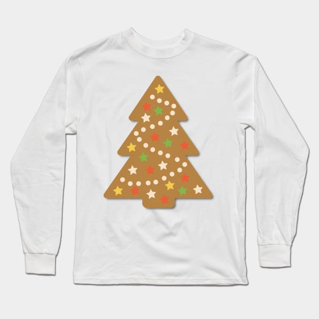 Cute Cookie Christmas Tree Long Sleeve T-Shirt by greenoriginals